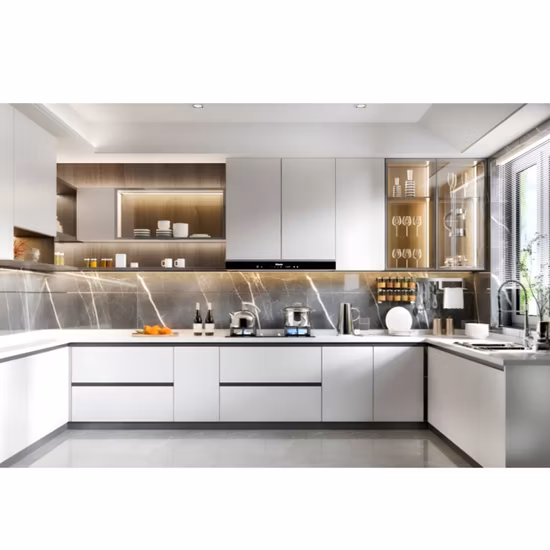 Wohnmöbelfabrik Großhandel Küchenmöbel Holz Side Board Weinregal Schrank