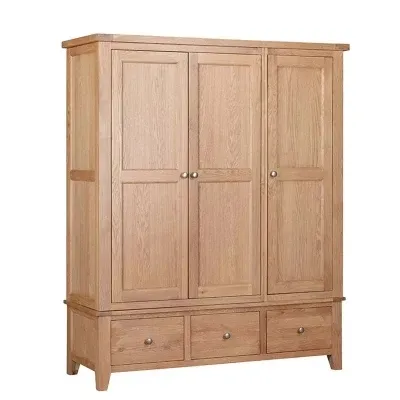 Massive Eiche mit Furnierholz, Wohnzimmerschrank, Aufbewahrungsschublade mit Tür, multifunktionaler Küchenschrank, Heimschrank, Sideboard